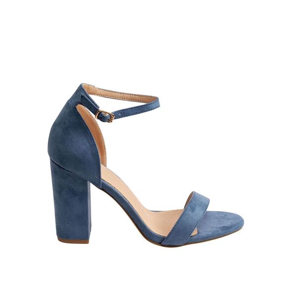 G.C. SHOES Shoes Gc Shoes Womens Blue Meli Round Toe Block Heel